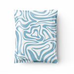 groovy poly mailers, wavy poly mailer, cute poly mailer, blue poly mailer