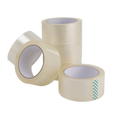 2"x110 Yards Heavy Transparent Tape, 6 Pack, 1.8 MIL Acrylic