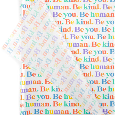 Be Human 20x30 Design Tissue Paper