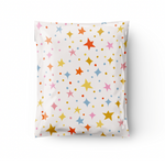 colorful star poly mailers, confetti poly mailer, cute poly mailer, star poly mailer