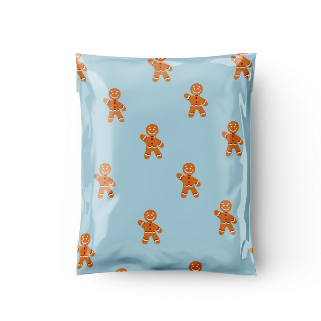 6x9 Gingerbread Poly Mailer