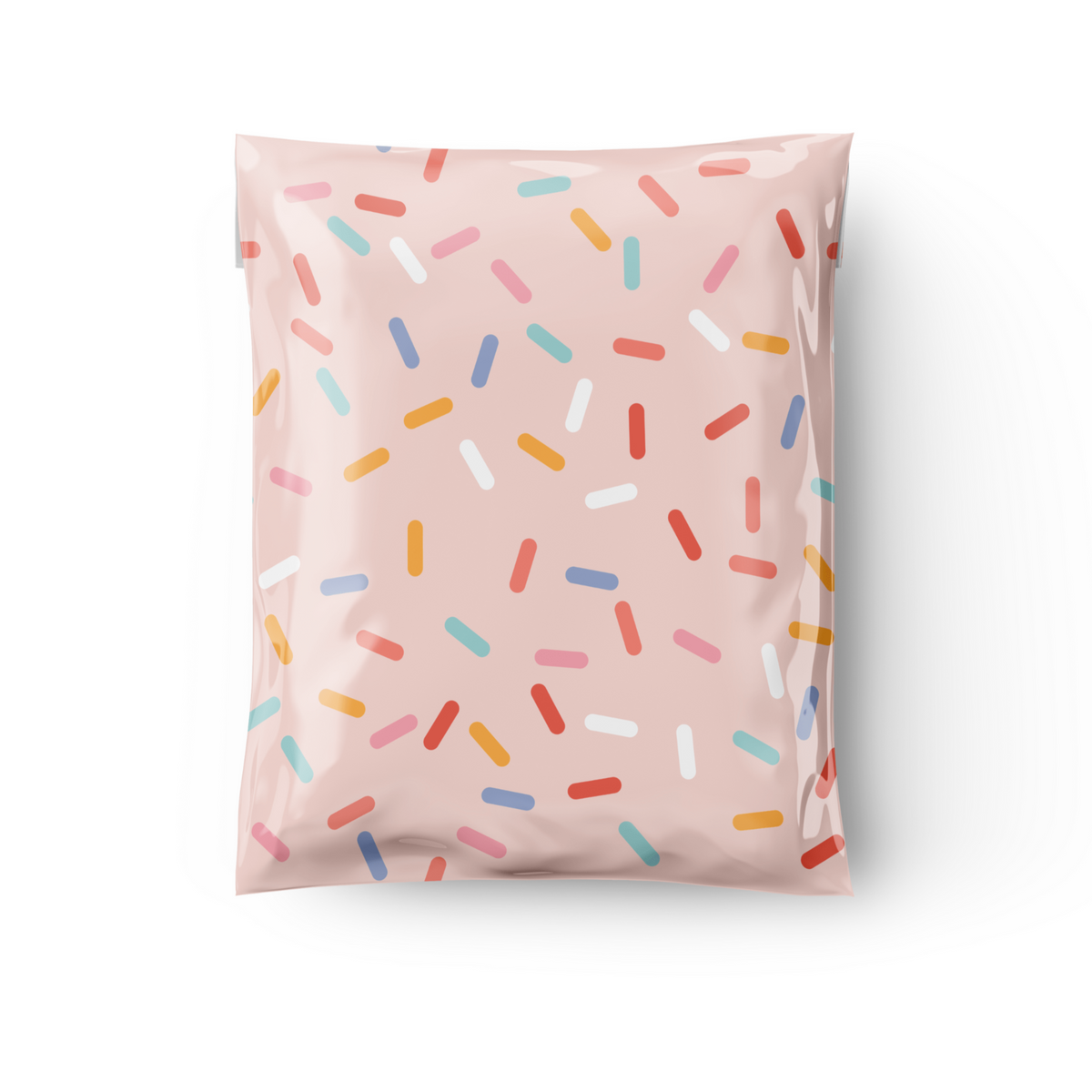 sprinkles poly mailers, cute packaging, cute poly mailers, colorful  packaging supplies, pink poly mailers, poly mailers 