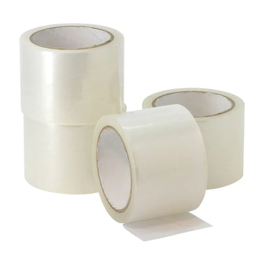 3"x110 Yards Heavy Transparent Tape, 6 Pack, 2 MIL Acrylic