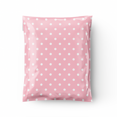 *Preorder- Ships in 3 weeks* 6x9 Pink Polka Dots Poly Mailer