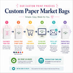 10X5X13 Recycled Kraft Shopping Bags - case of 250