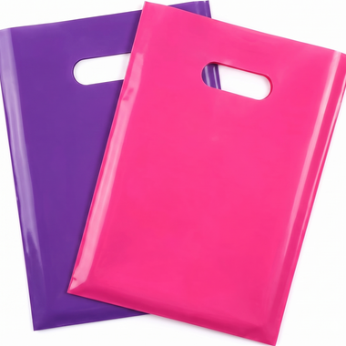 12"x15" Merchandise Bags with Handles - 100 pack