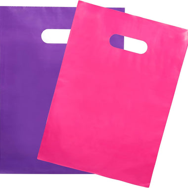 12"x15" Merchandise Bags with Handles - 100 pack