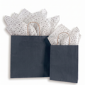Navy Kraft Shopping Bags
