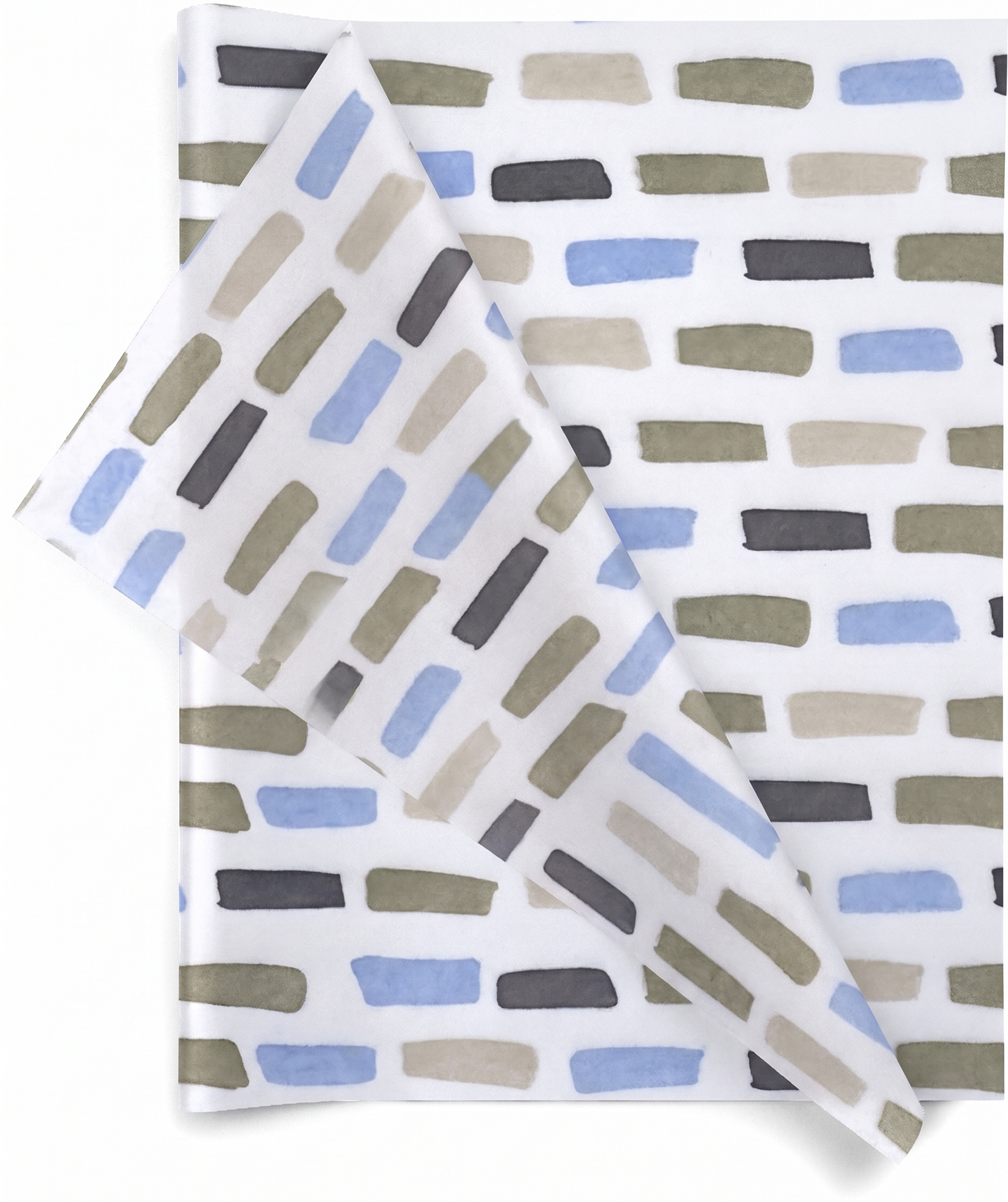 Indigo and Stone Pattern 20x30 Design Tissue Paper