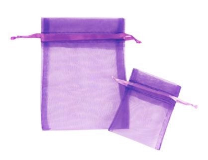 Sheer Pouch with Ribbon Draw String 10 Pcs per Pack