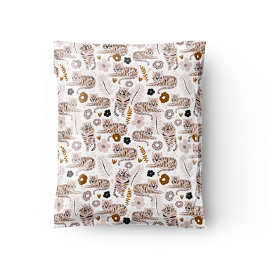 cute poly mailers, tiger poly mailers, pink poly mailers