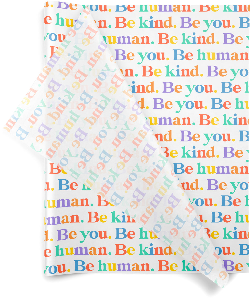 Be Human 20x30 Design Tissue Paper