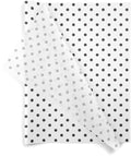 Black Dots on White 20x30 Design Tissue Paper