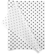 Black Dots on White 20x30 Design Tissue Paper