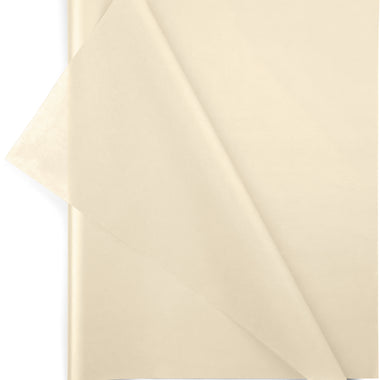 Cream/French Vanilla 20x26 Solid Color Tissue Paper