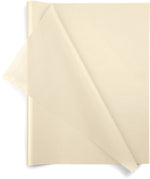 Cream/French Vanilla 20x26 Solid Color Tissue Paper