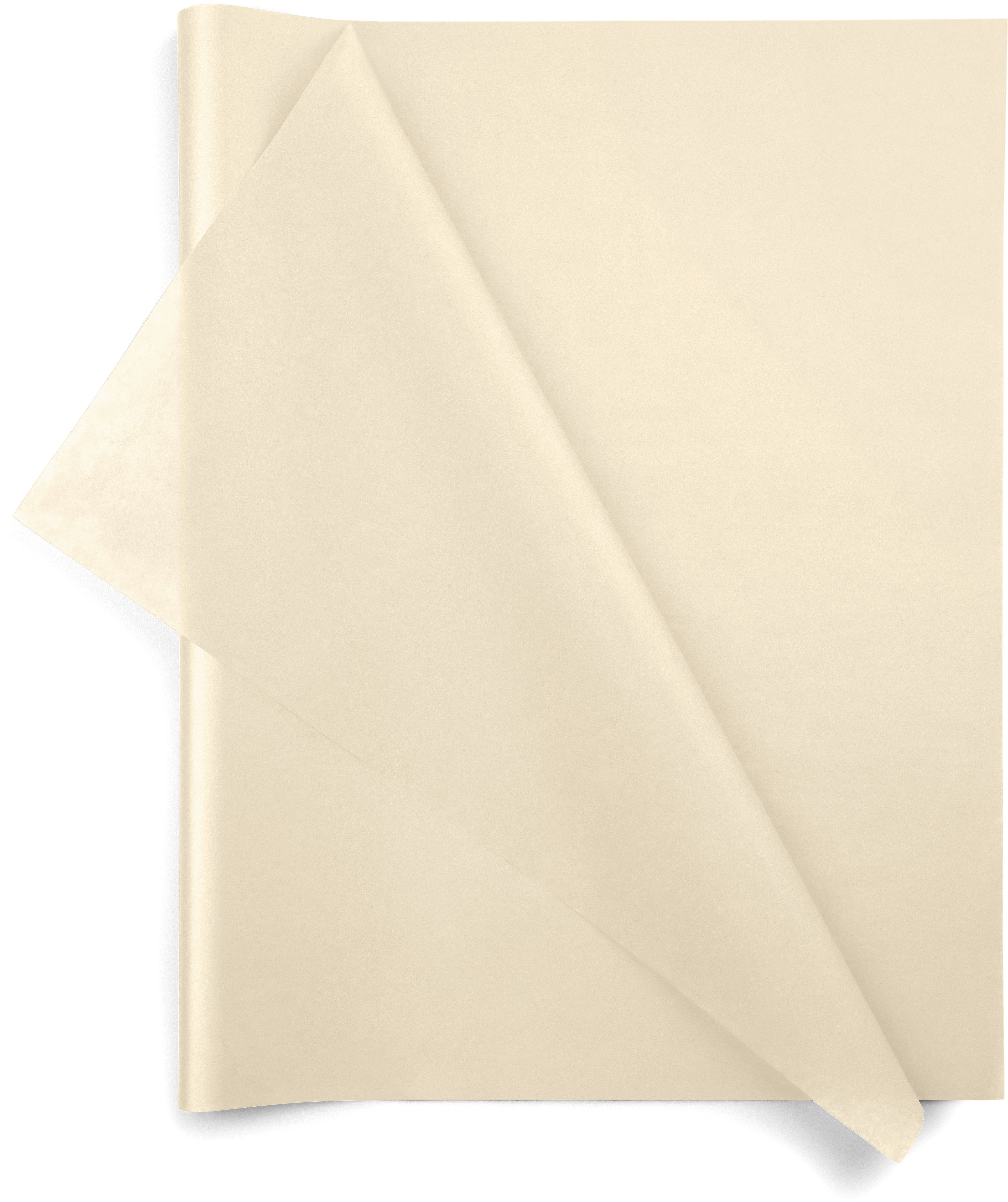 Cream/French Vanilla 20x26 Solid Color Tissue Paper