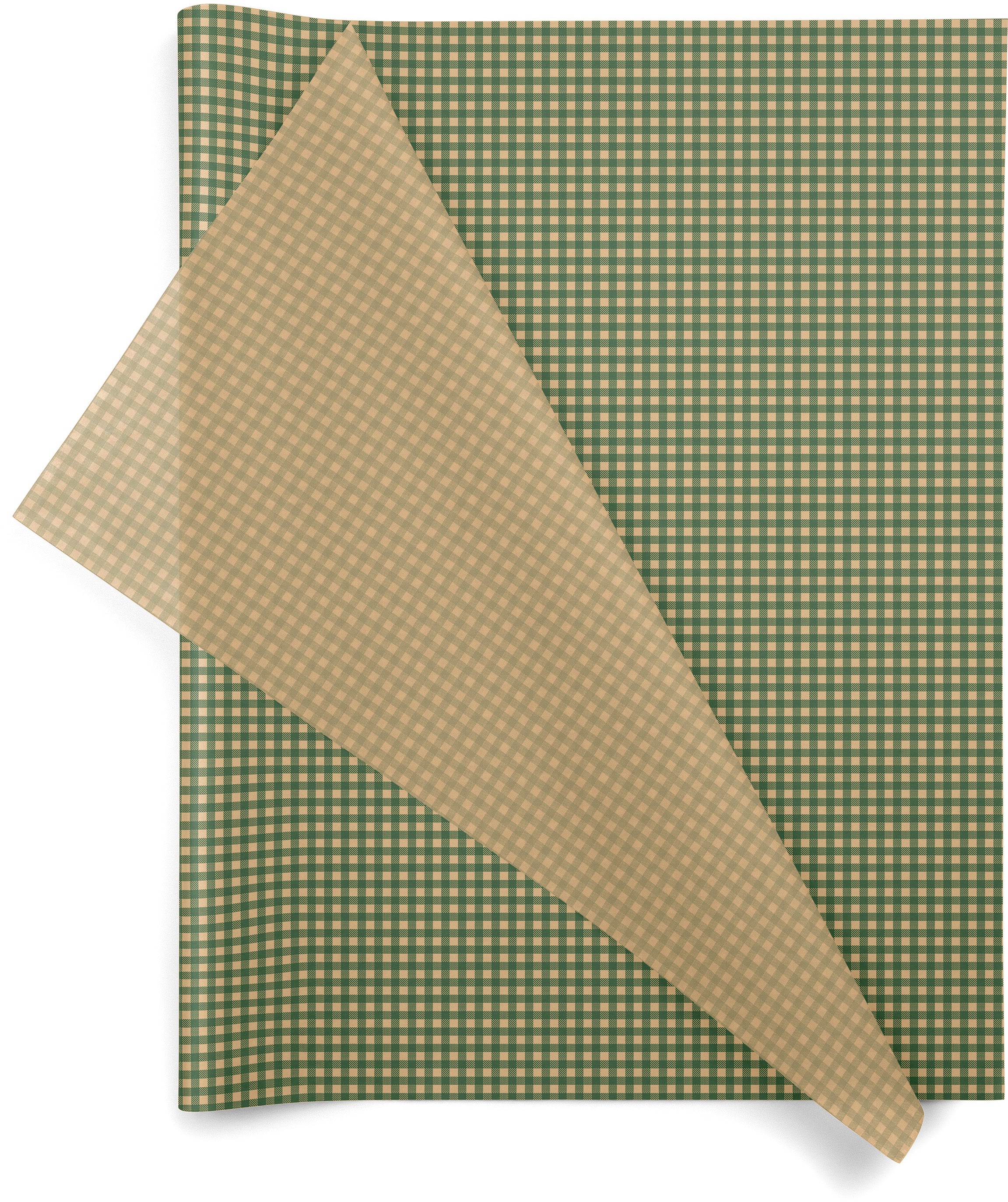 Green Gingham 20x30 Design Tissue Paper