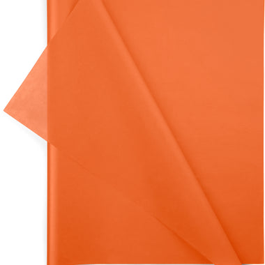 Orange 20x26 Solid Color Tissue Paper
