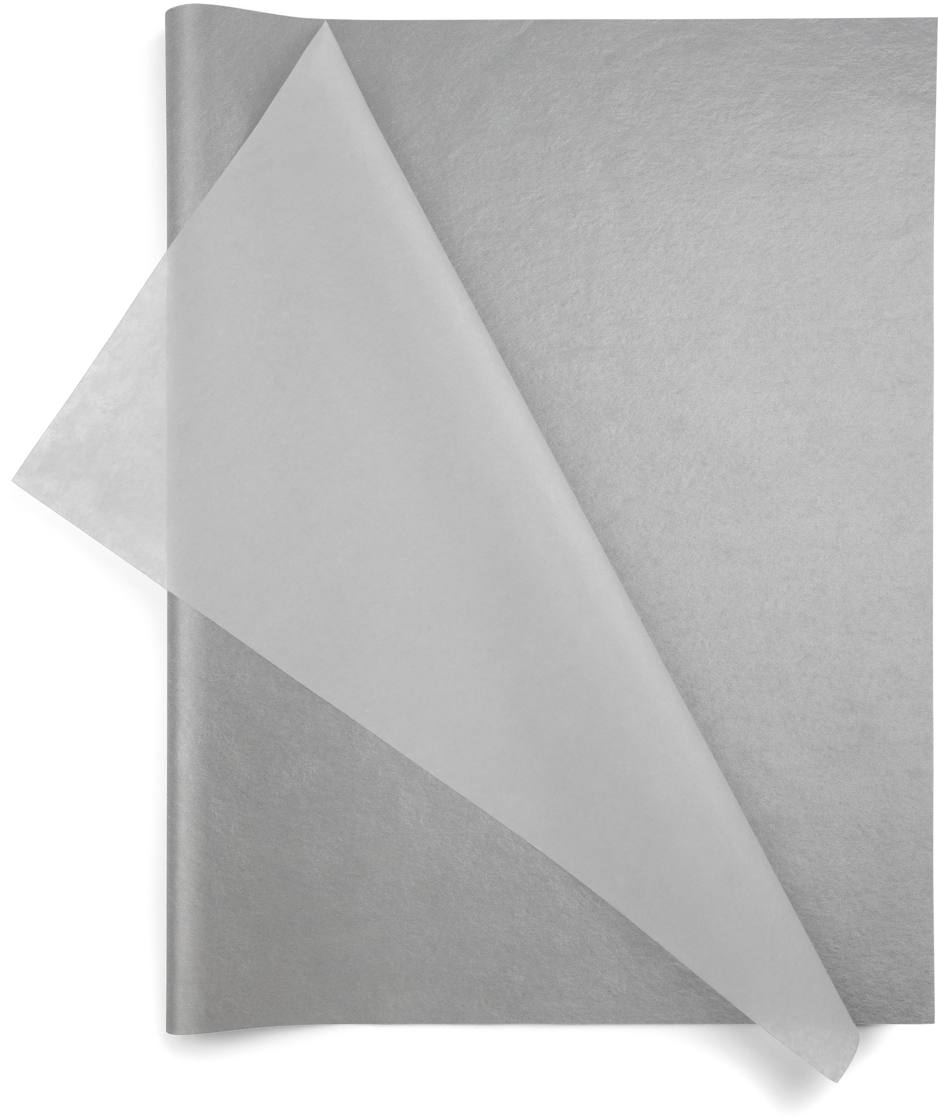 Silver One Side 20x30 Design Tissue Paper