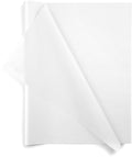 White 20x26 Solid Color Tissue Paper